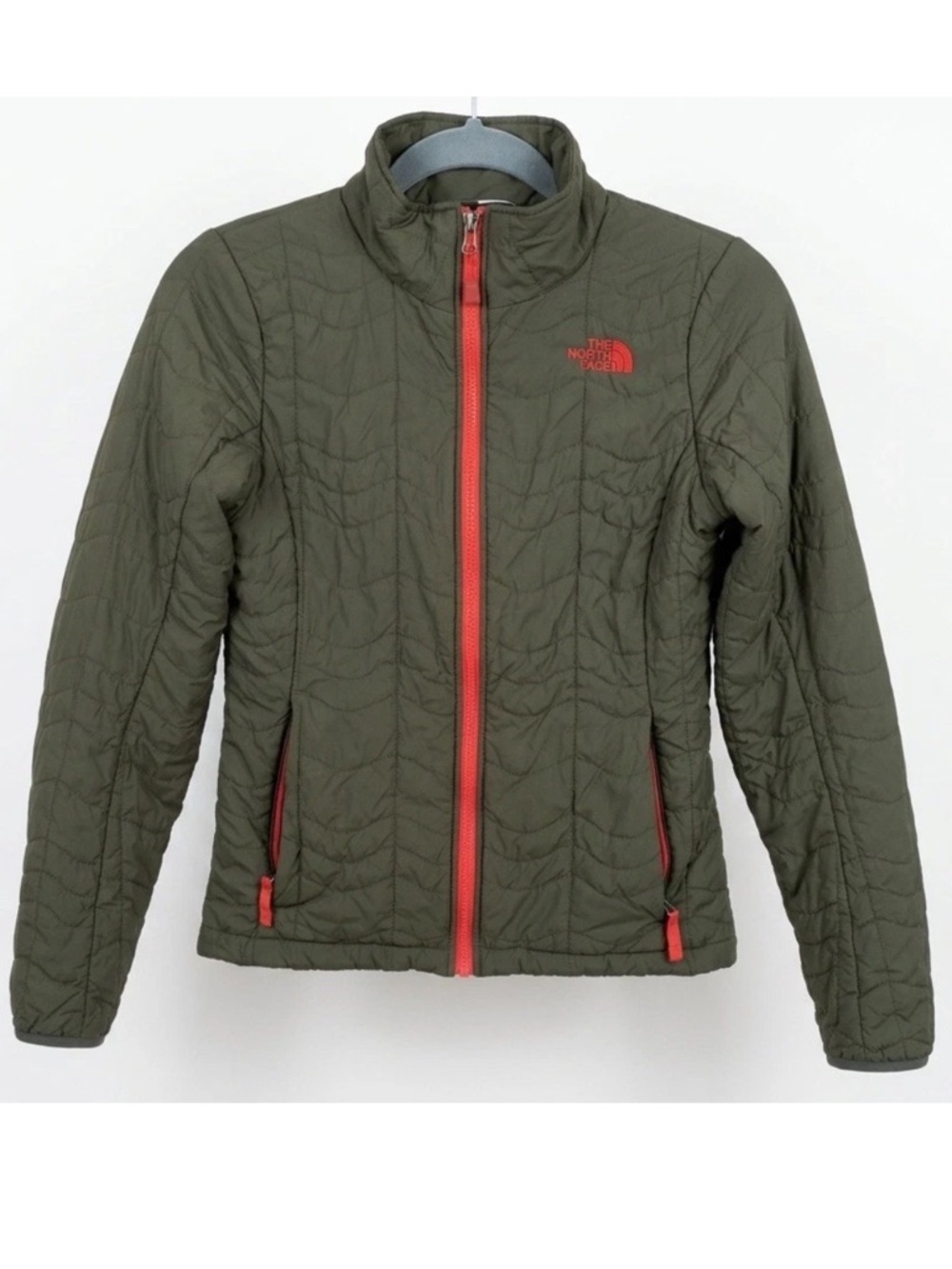 The North Face Bombay Olive Green Quilted Jacket XS - Like New!
